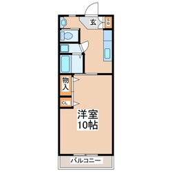 メゾン九品寺の物件間取画像